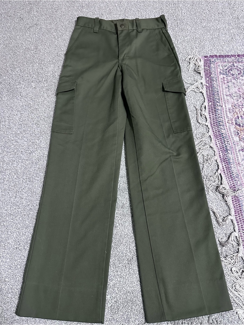Boy Scouts of America Army Green Wide-Leg Cargo Pants